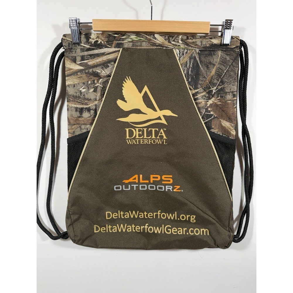 Alps OutdoorZ Delta Waterfowl Camo Drawstring‎ Bag Hunting Field Gear